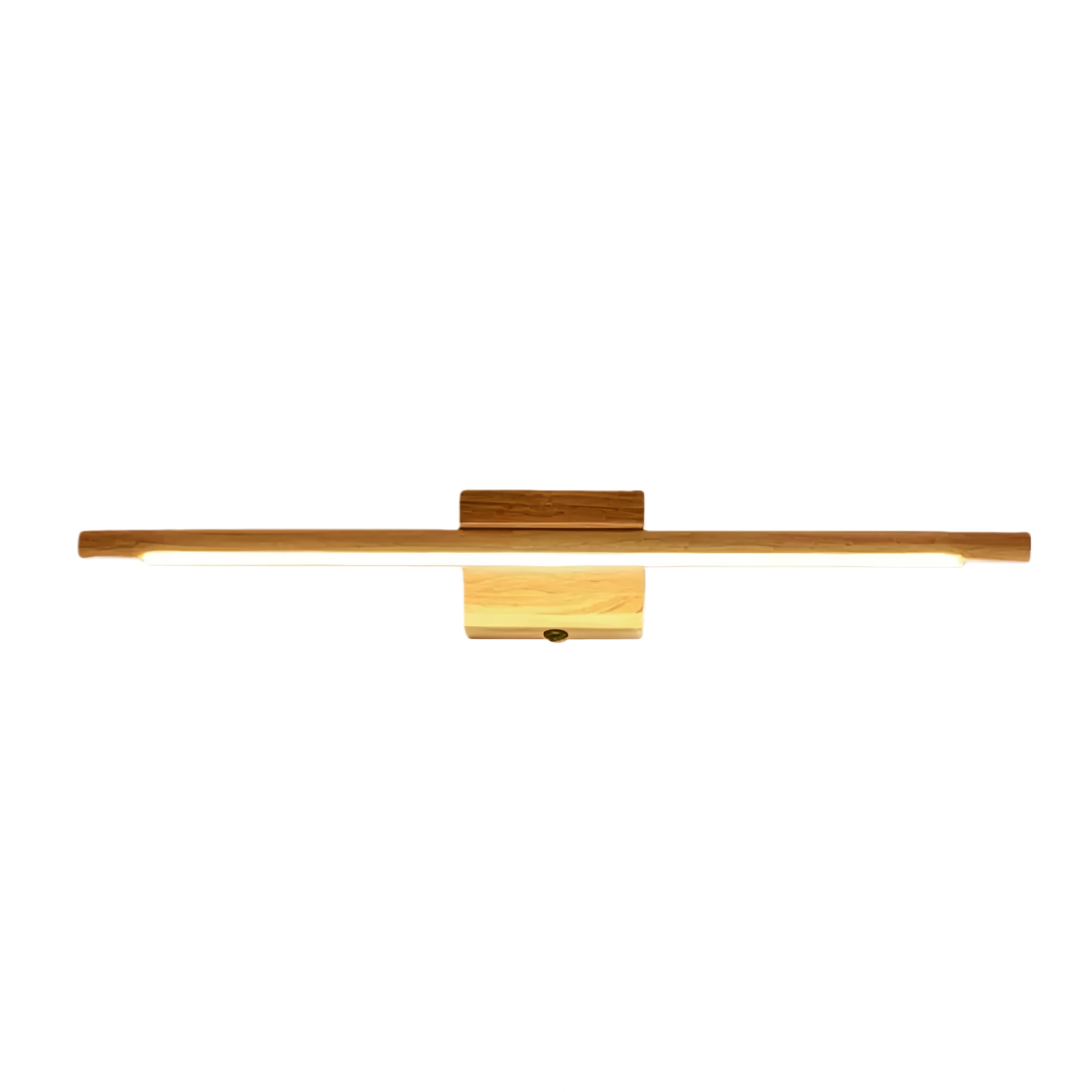 Minimalist Wood & Acrylic Wall Lamp - Linear Design for Bedroom